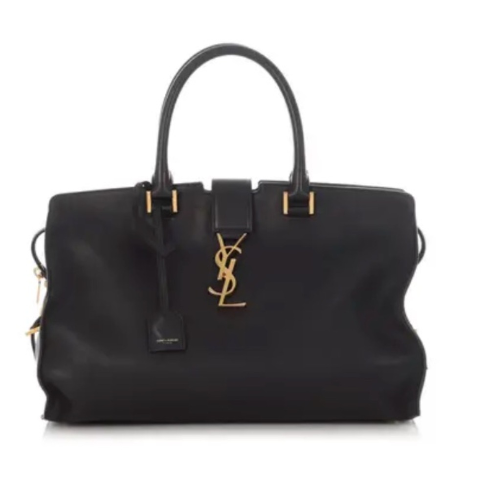 Monogram Downtown Cabas leather satchel